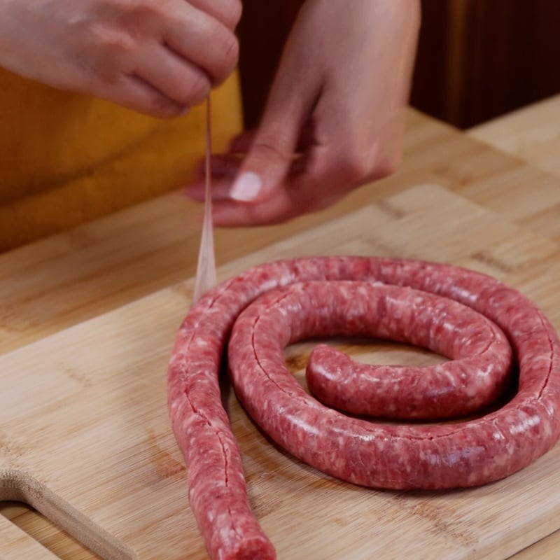 Pasta peperoni e salsiccia - Step 1