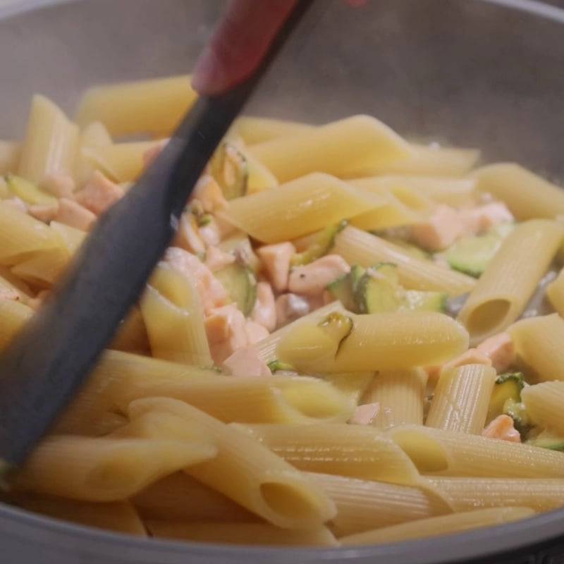 Pasta salmone e zucchine - Step 7