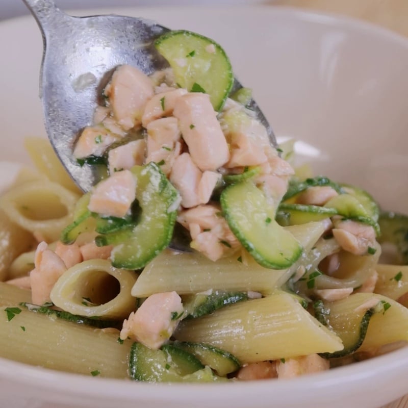 Pasta salmone e zucchine - Step 9