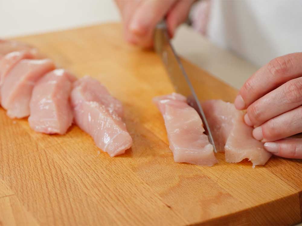 Petto di pollo in agrodolce - Step 1