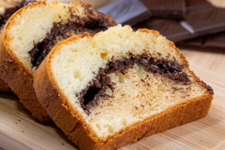 Plumcake con cuore di cioccolato