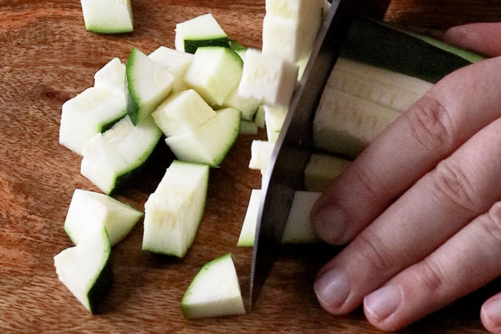 Pasta al forno bianca con zucchine - Step 1