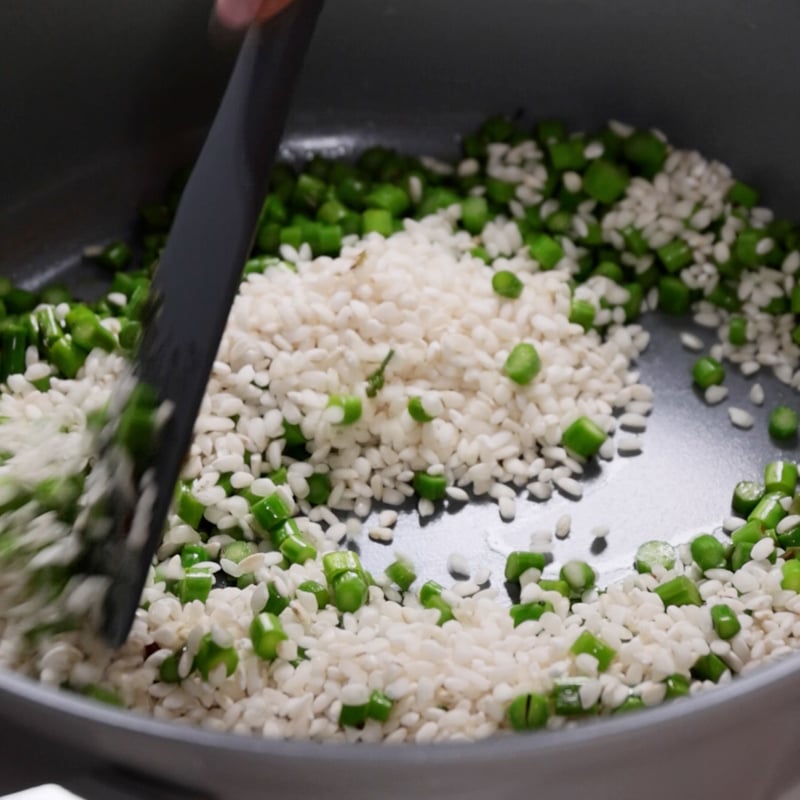 Risotto asparagi e speck - Step 7