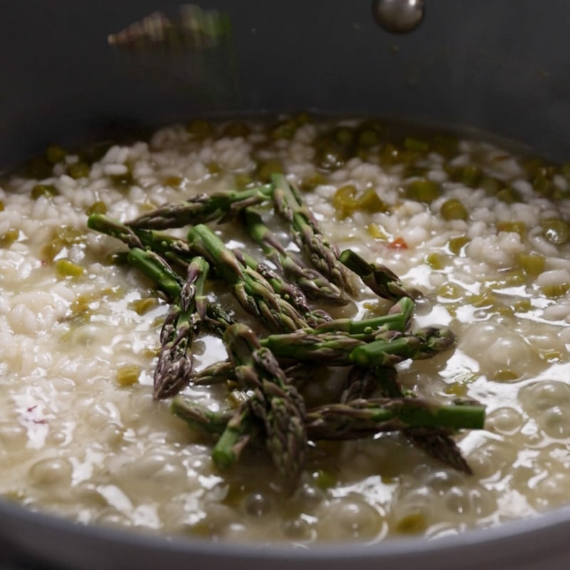 Risotto asparagi e speck - Step 10