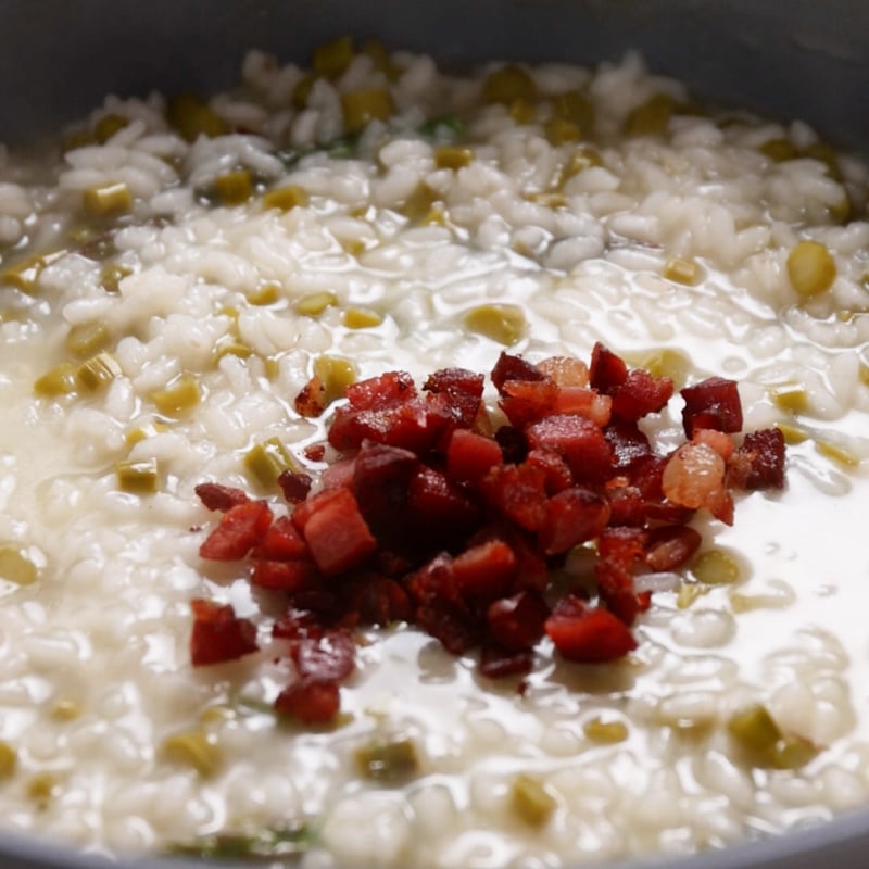 Risotto asparagi e speck - Step 11