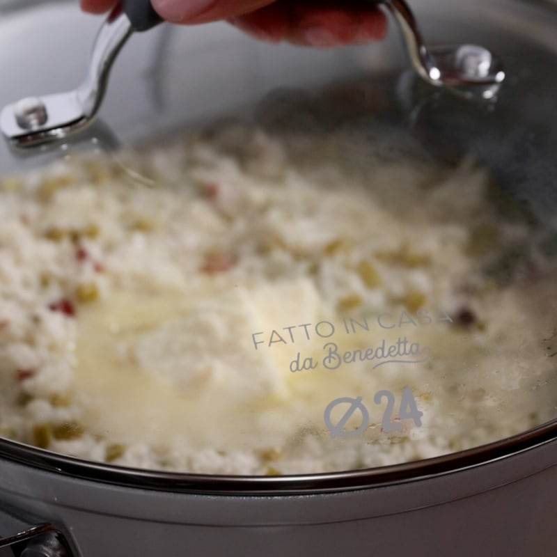 Risotto asparagi e speck - Step 12