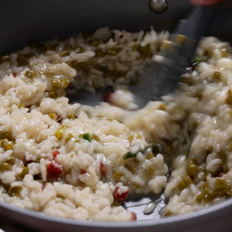 Risotto asparagi e speck - Step 13