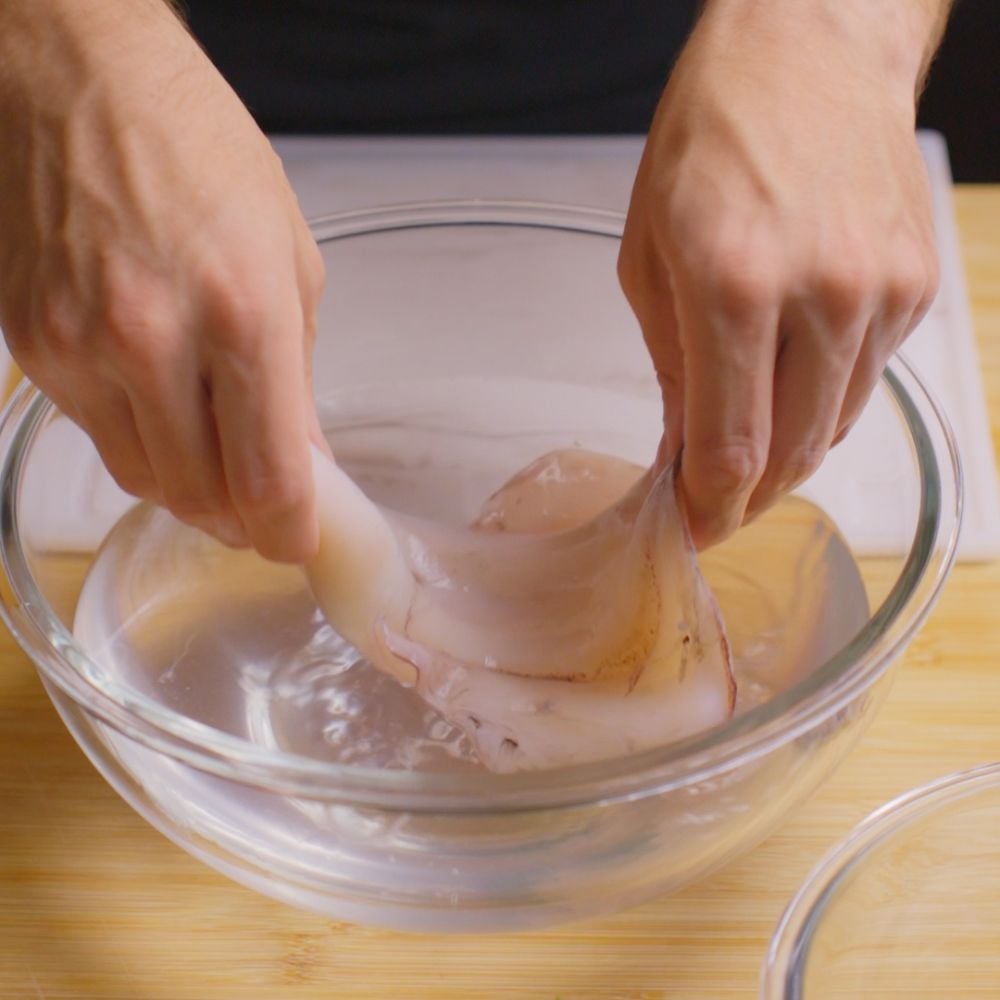 Calamari alla griglia - Step 2