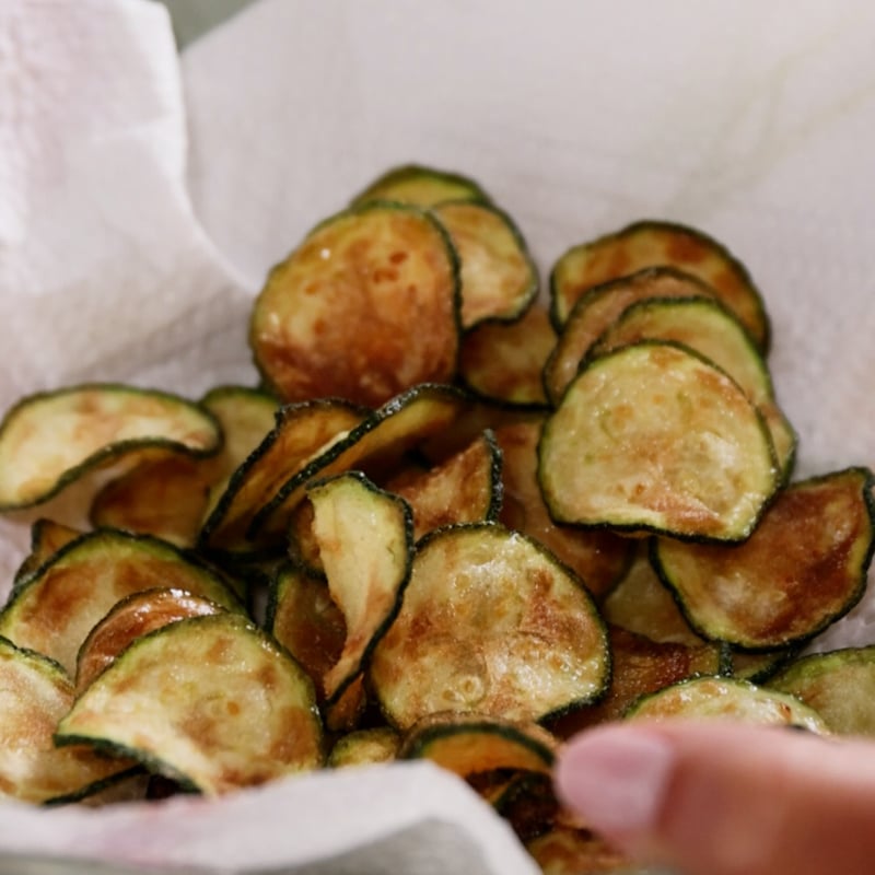 Chips di zucchine - Step 4