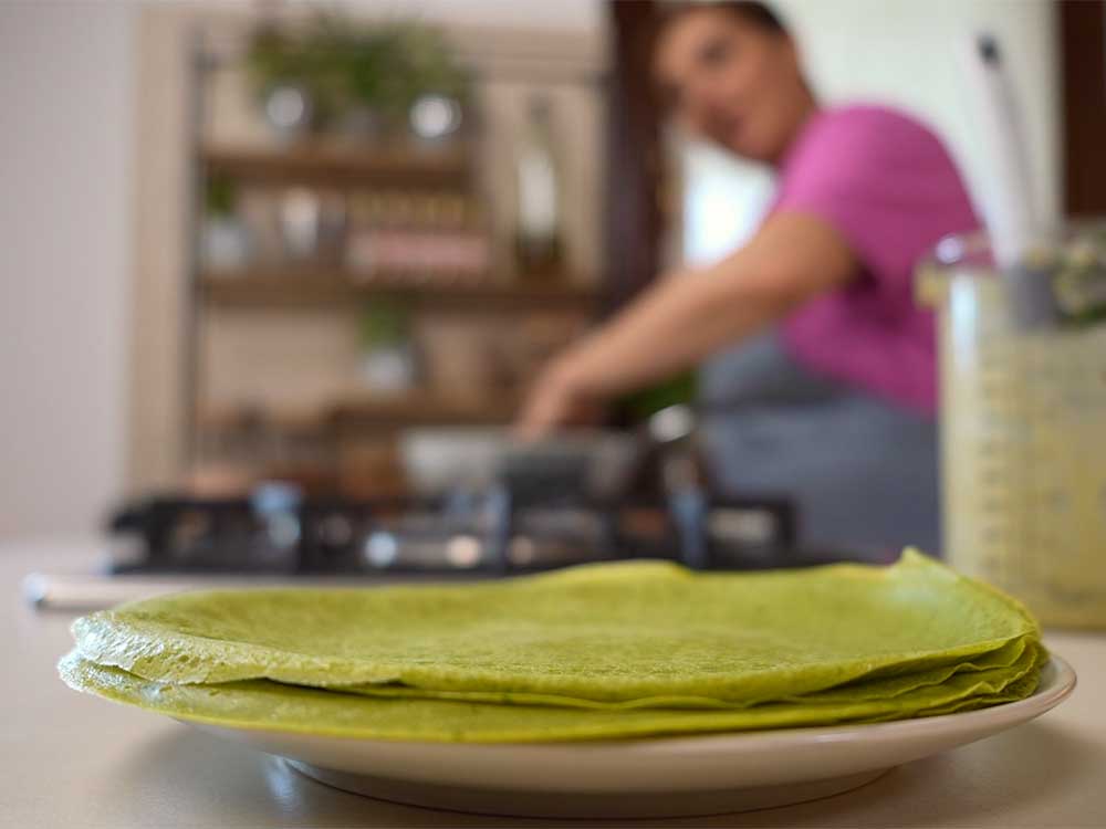 Crespelle di basilico con ricotta e limone - Step 6