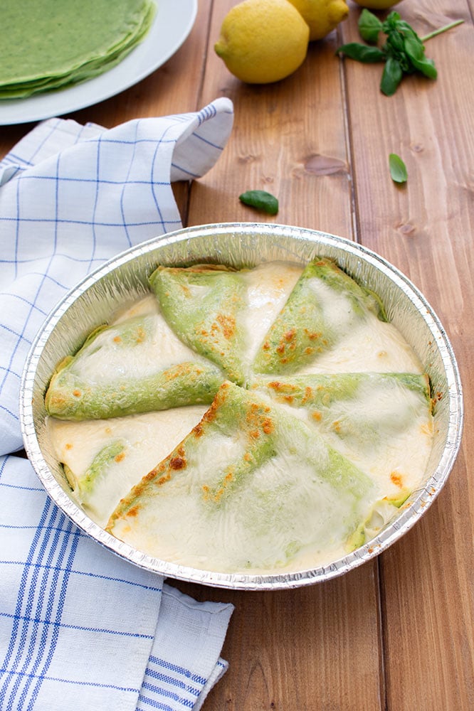 Crespelle di basilico con ricotta e limone - Step 15