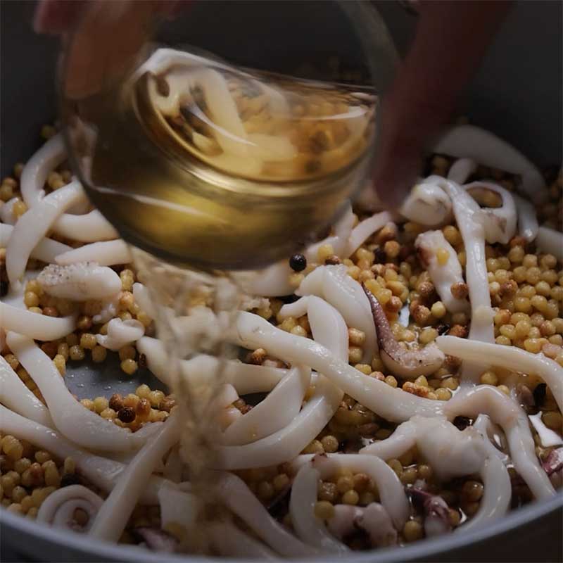 Fregula con seppie e bottarga - Step 7