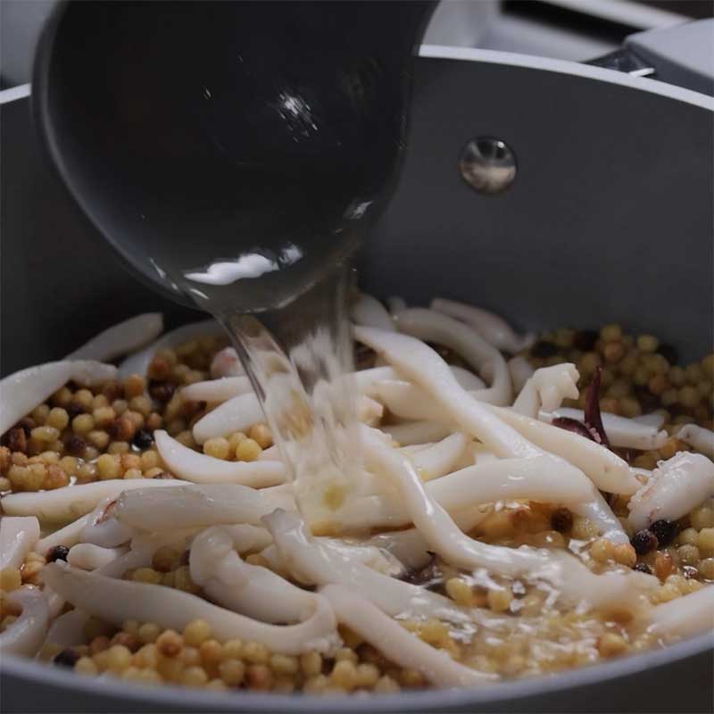 Fregula con seppie e bottarga - Step 8