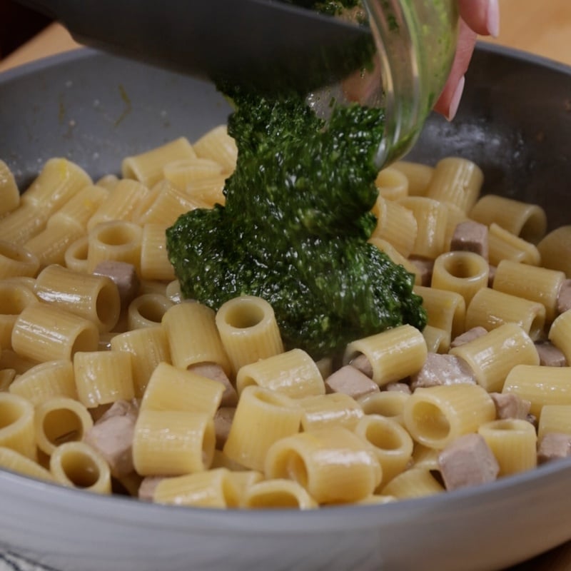 Pasta pesto e tonno - Step 9