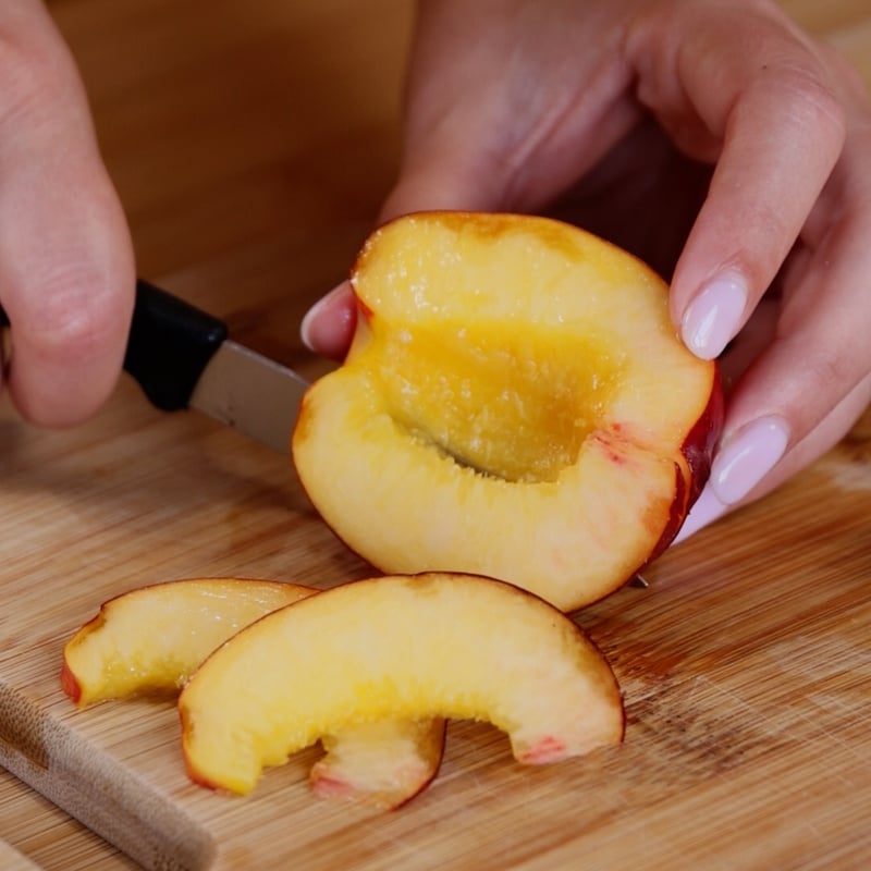 Torta rovesciata di pesche - Step 1