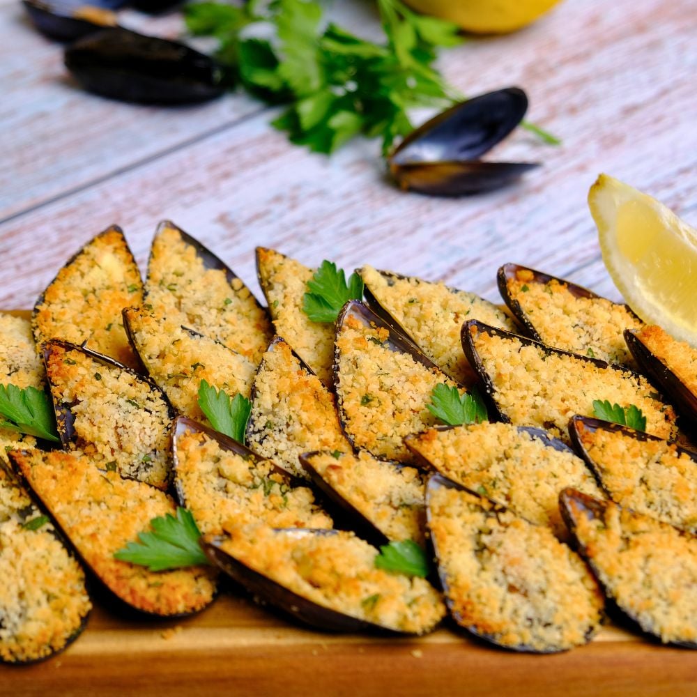 cozze gratinate