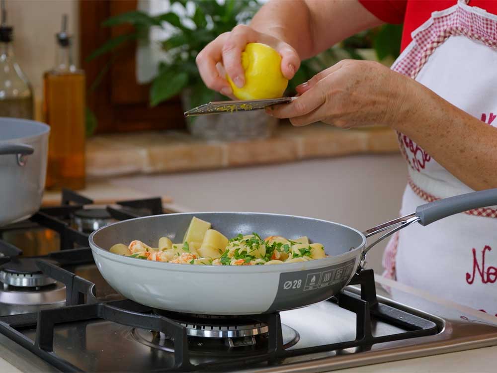 Calamarata gamberi e limone - Step 10