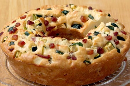 Ciambella salata con farina di riso