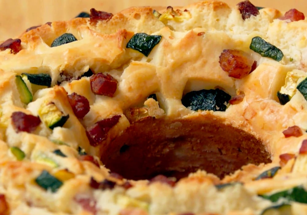 ciambella salata con farina di riso