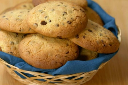 Cookies con ceci e cioccolato