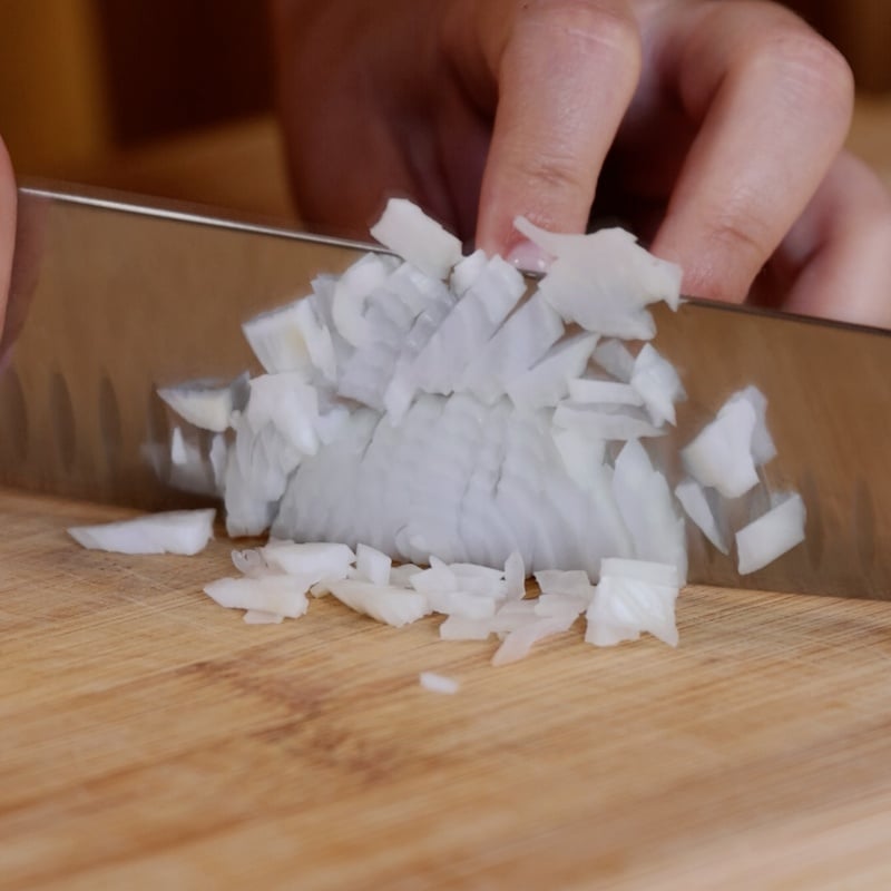 Pasta piselli e prosciutto - Step 1