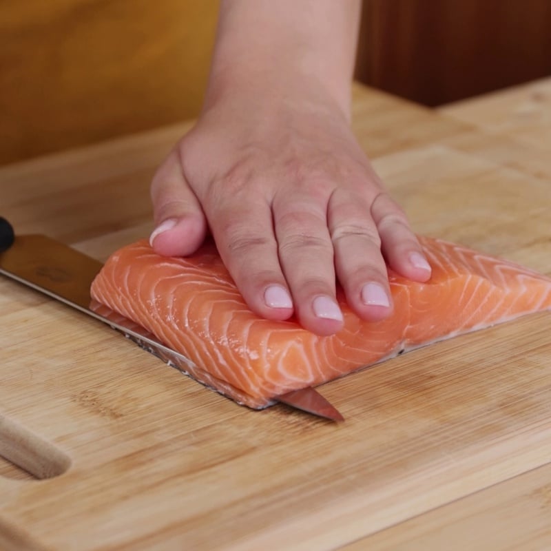 Popcorn di salmone - Step 1