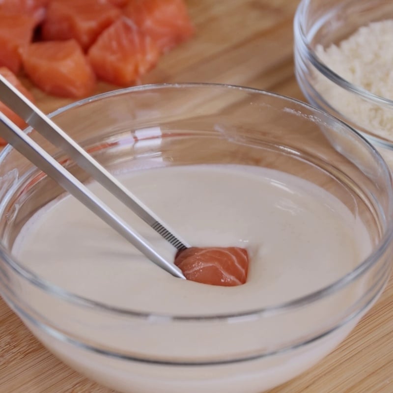 Popcorn di salmone - Step 5