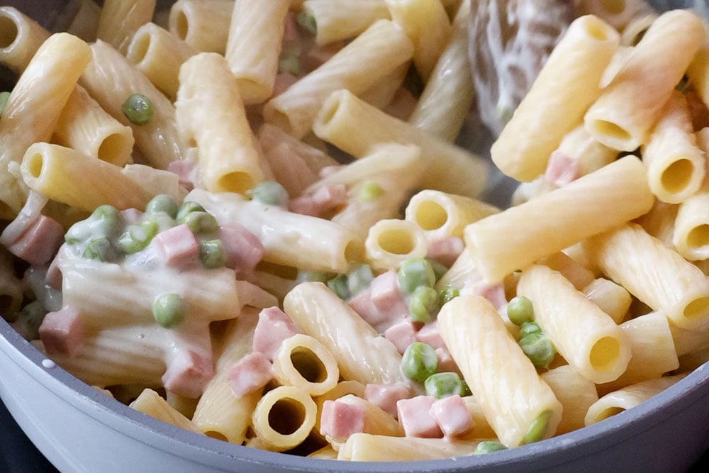 Pasta panna e prosciutto - Step 7