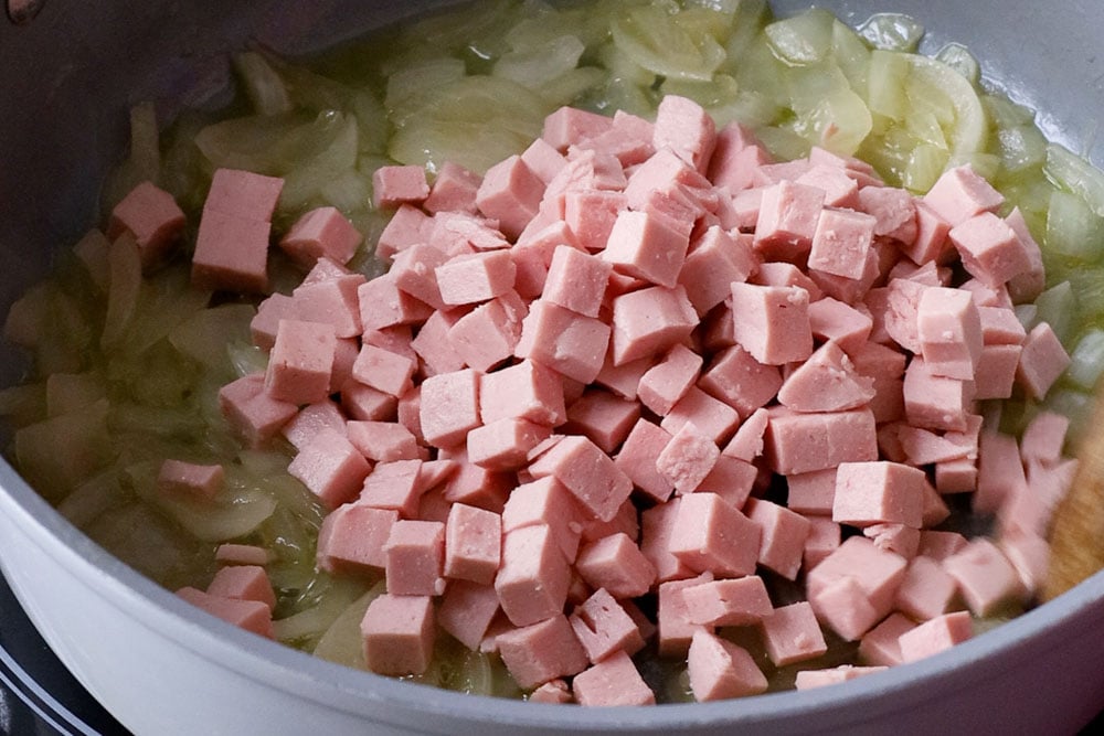 Pasta panna e prosciutto - Step 3