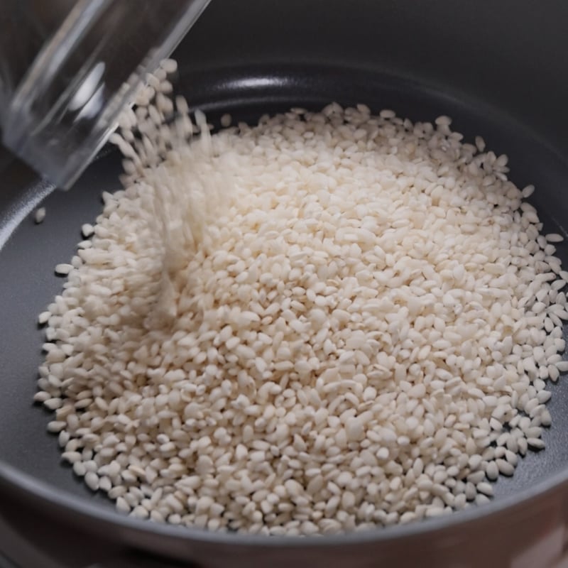 Risotto ‘nduja e stracciatella - Step 3