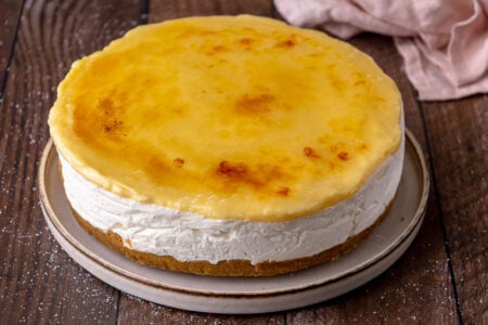 Crème brulée cheesecake