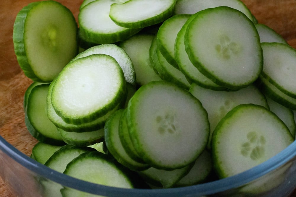 Insalata di cetrioli - Step 1