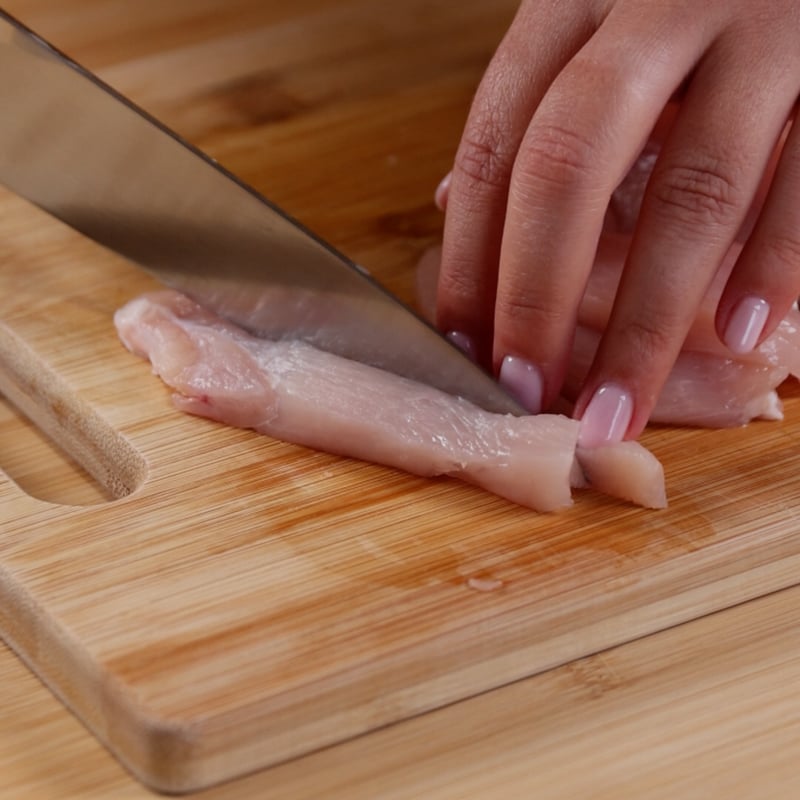 Pollo in tempura - Step 1