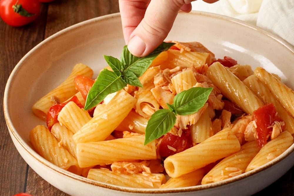 Pasta salmone e pomodorini - Step 8