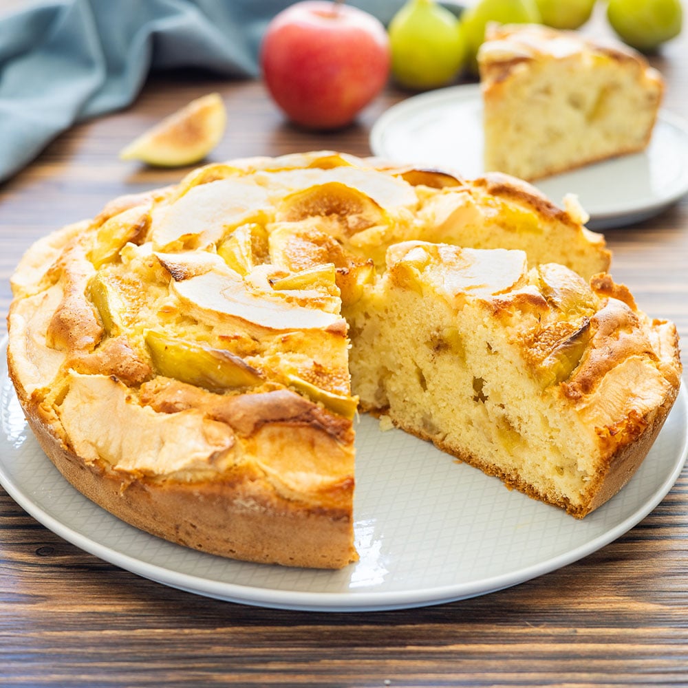 torta di mele e fichi