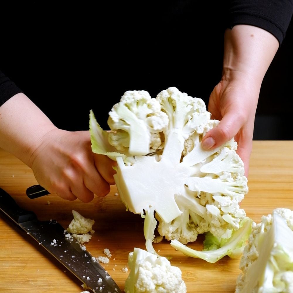 Cavolfiore in padella - Step 1