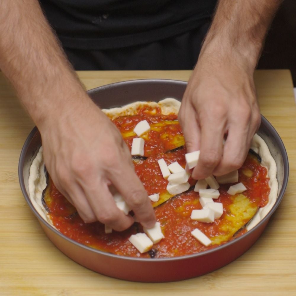 Focaccia ripiena alla parmigiana - Step 13