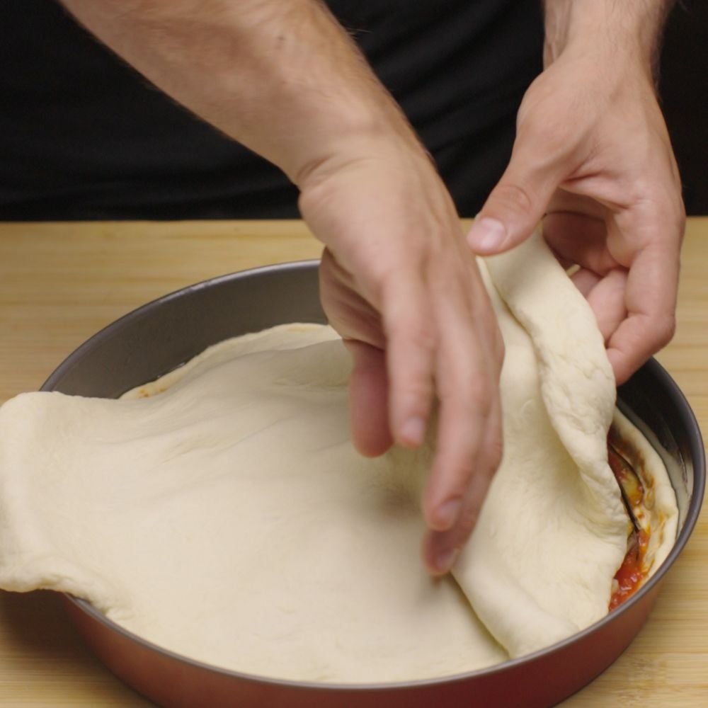 Focaccia ripiena alla parmigiana - Step 15