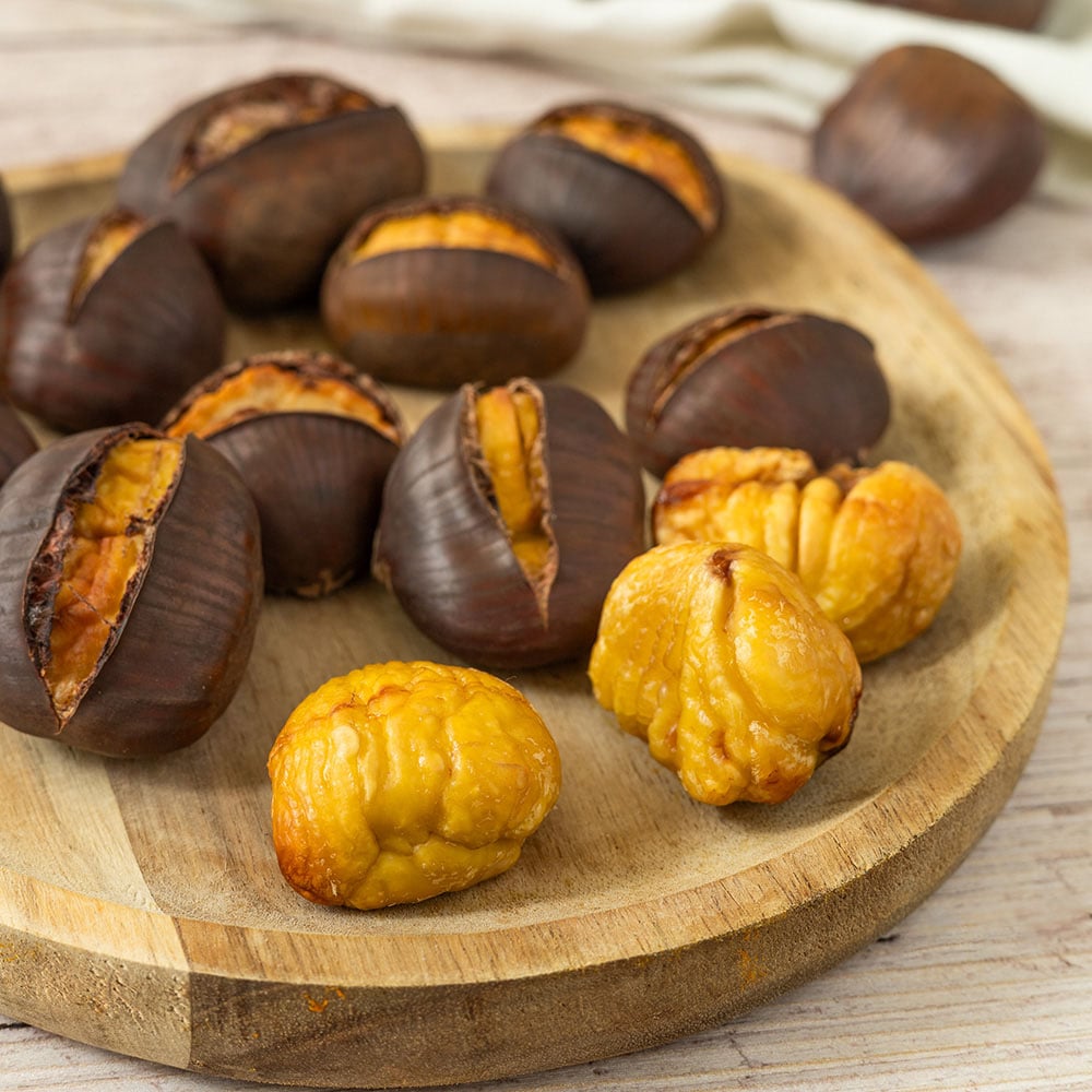 castagne in friggitrice ad aria