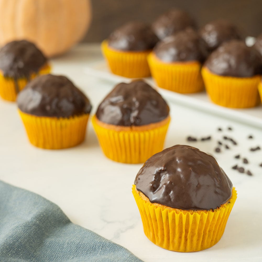 muffin zucca e cioccolato