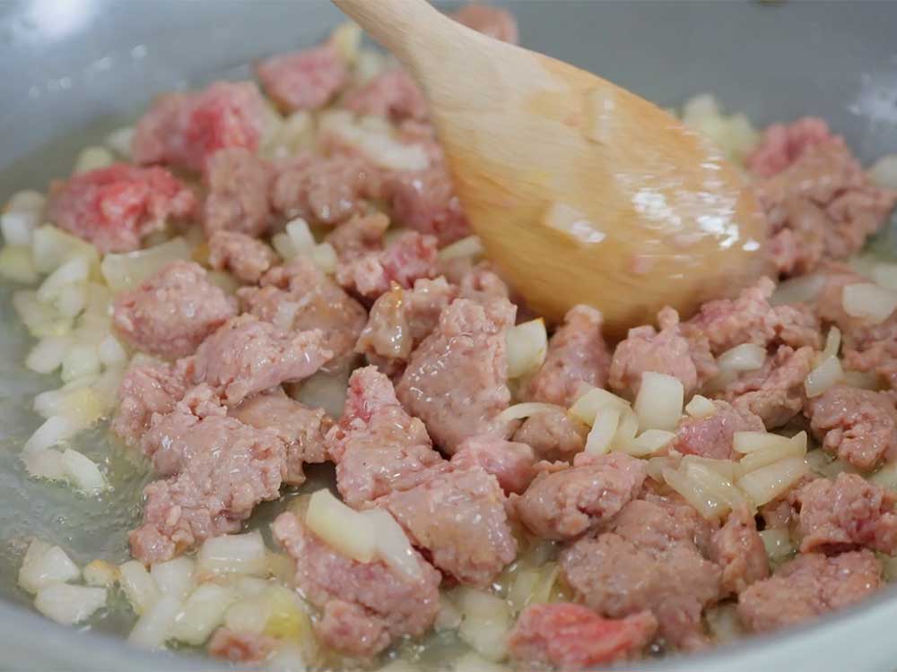 Pasta al forno zucca e salsiccia - Step 2