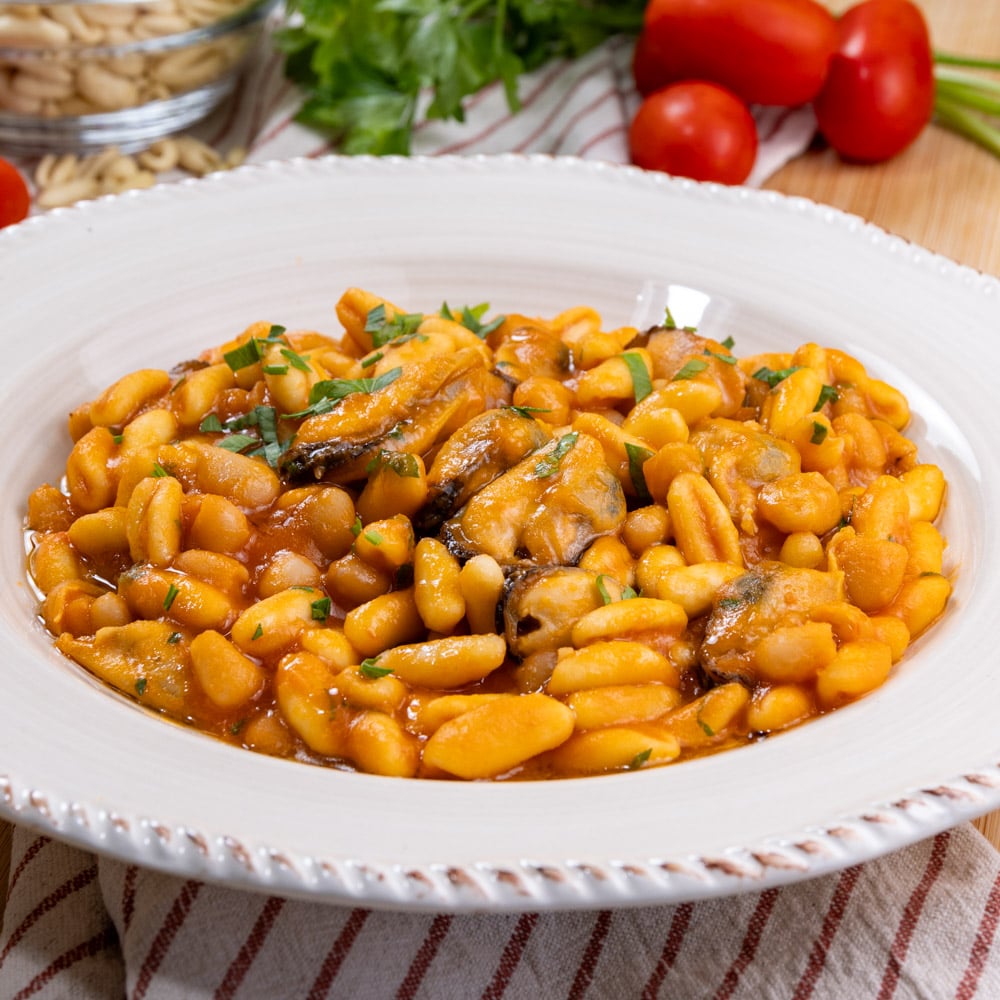 pasta fagioli e cozze