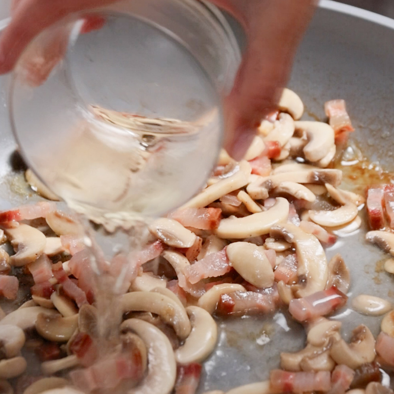 Pasta funghi e pancetta - Step 8