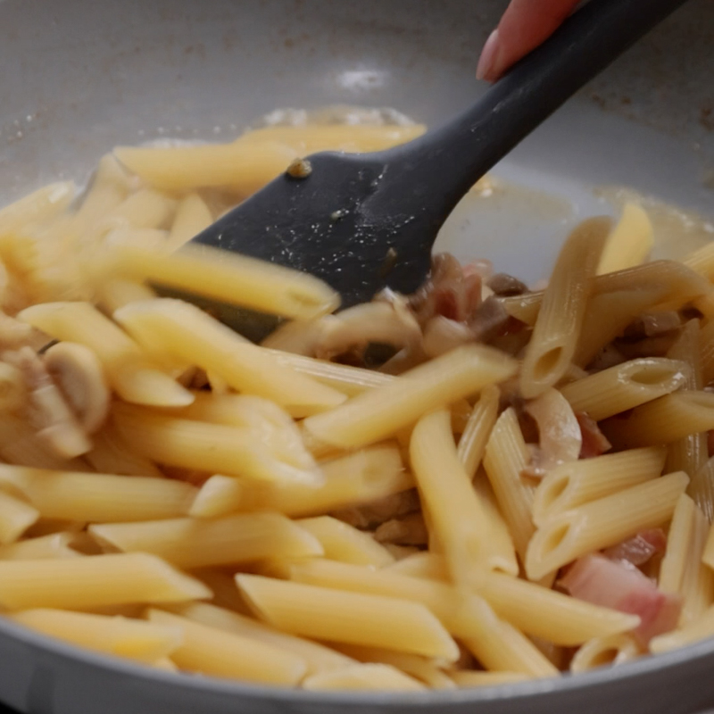 Pasta funghi e pancetta - Step 9