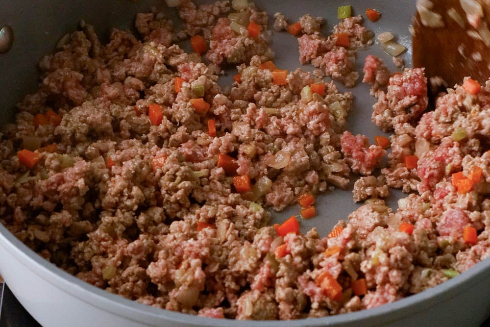 Pasta al forno pasticciata con ragù alla siciliana - Step 2