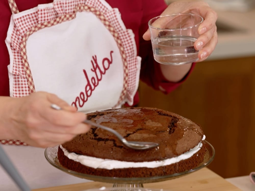 Torta al vino rosso con cioccolato e more - Step 13