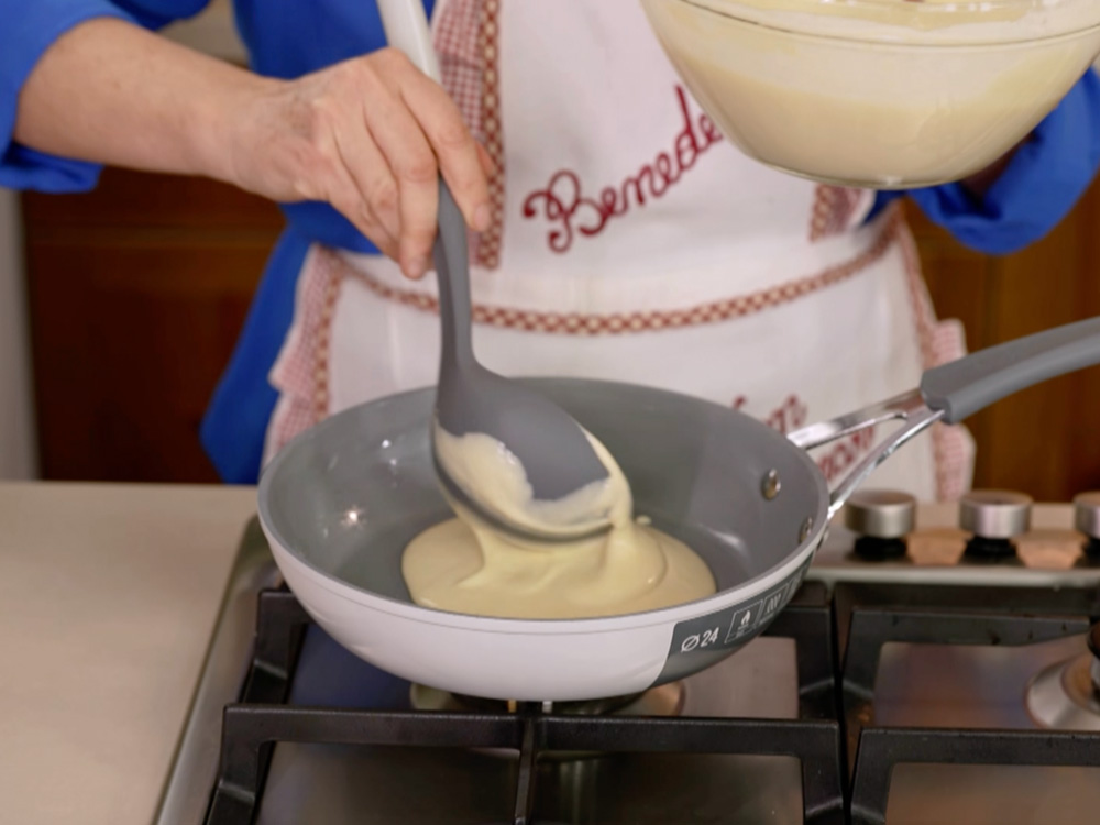 Torta di pancake al cioccolato - Step 7