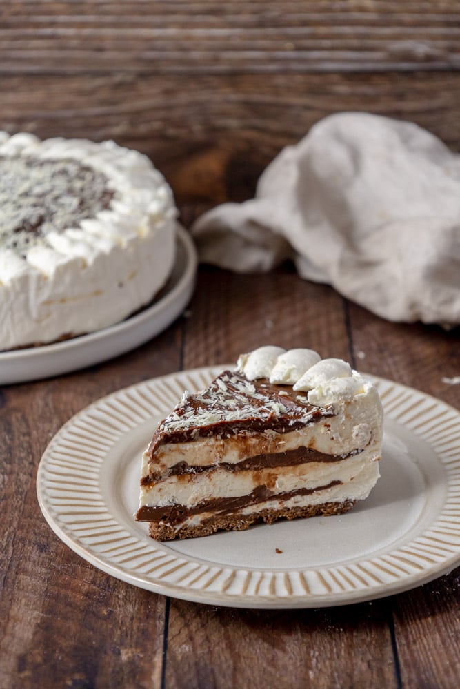 Torta gelato millefoglie di Nutella e panna - Step 11