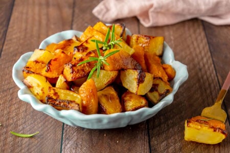 Zucca e patate al forno