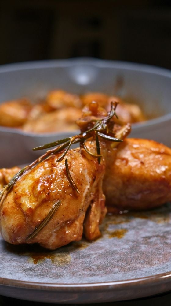 Fusi di pollo in padella - Step 8